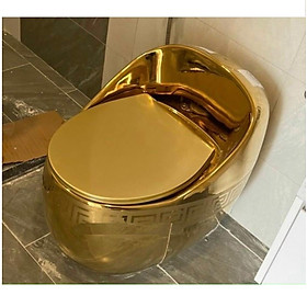 Bồn cầu mạ vàng, Bệt mạ vàng quả trứng nhập khẩu GROVES R22 Gold