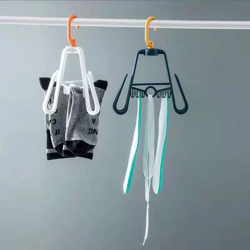 Set 2 móc treo phơi giày dép thông minh xếp gọn tiện lợi khả năng chịu lực cao ,không tốn diện tích ,giữ độ cân bằng cho giày dép không bị lệch và mau khô ráo