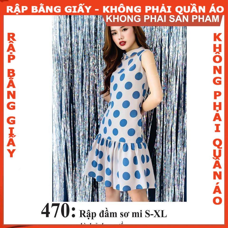 Rập giấy mã 470 (BẢN VẼ) rập đầm