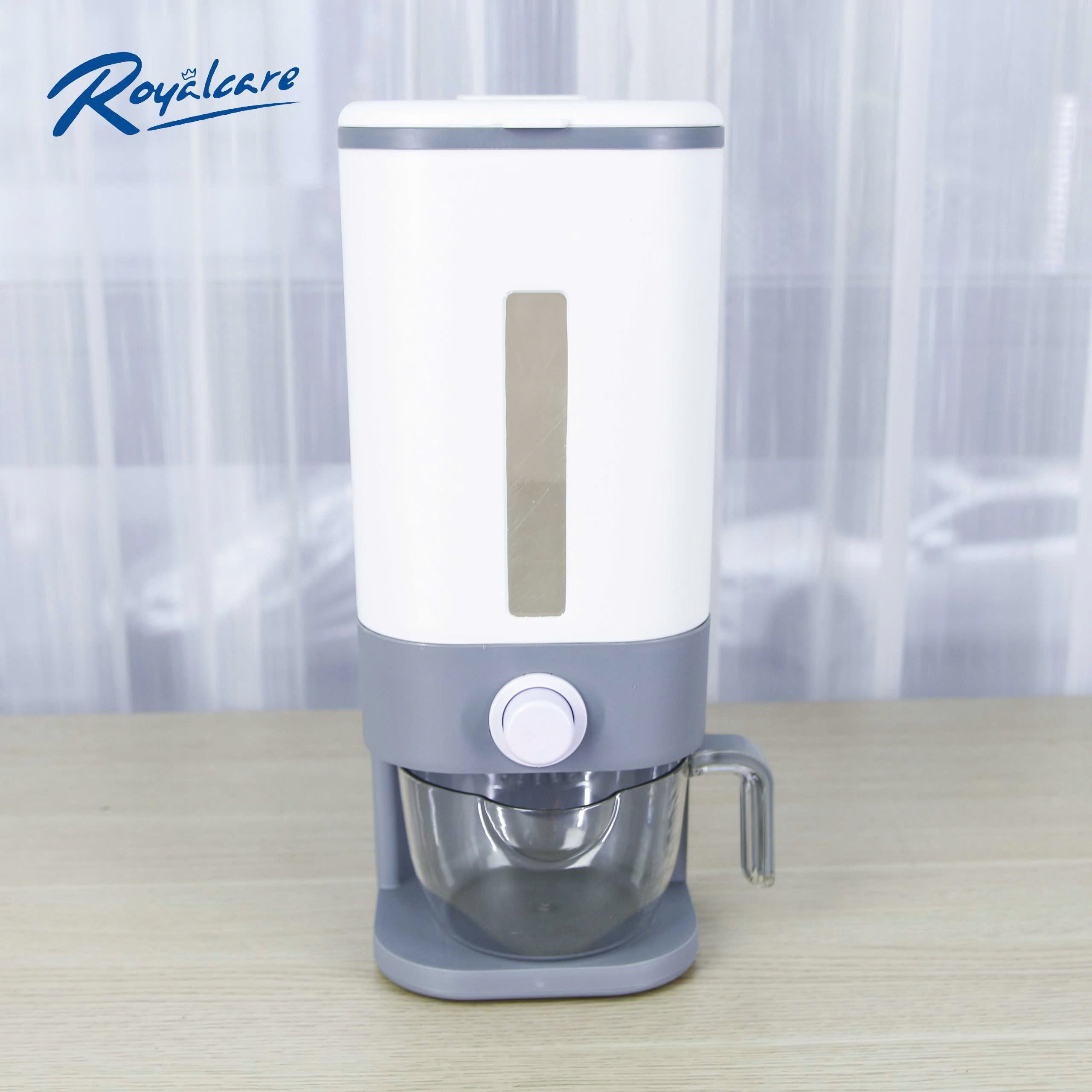 Hộp đựng gạo 12kg, thùng đựng ngũ cốc lớn có nắp đậy, thùng đựng ngũ cốc gia dụng cho nhà bếp, nhiều loại ngũ cốc