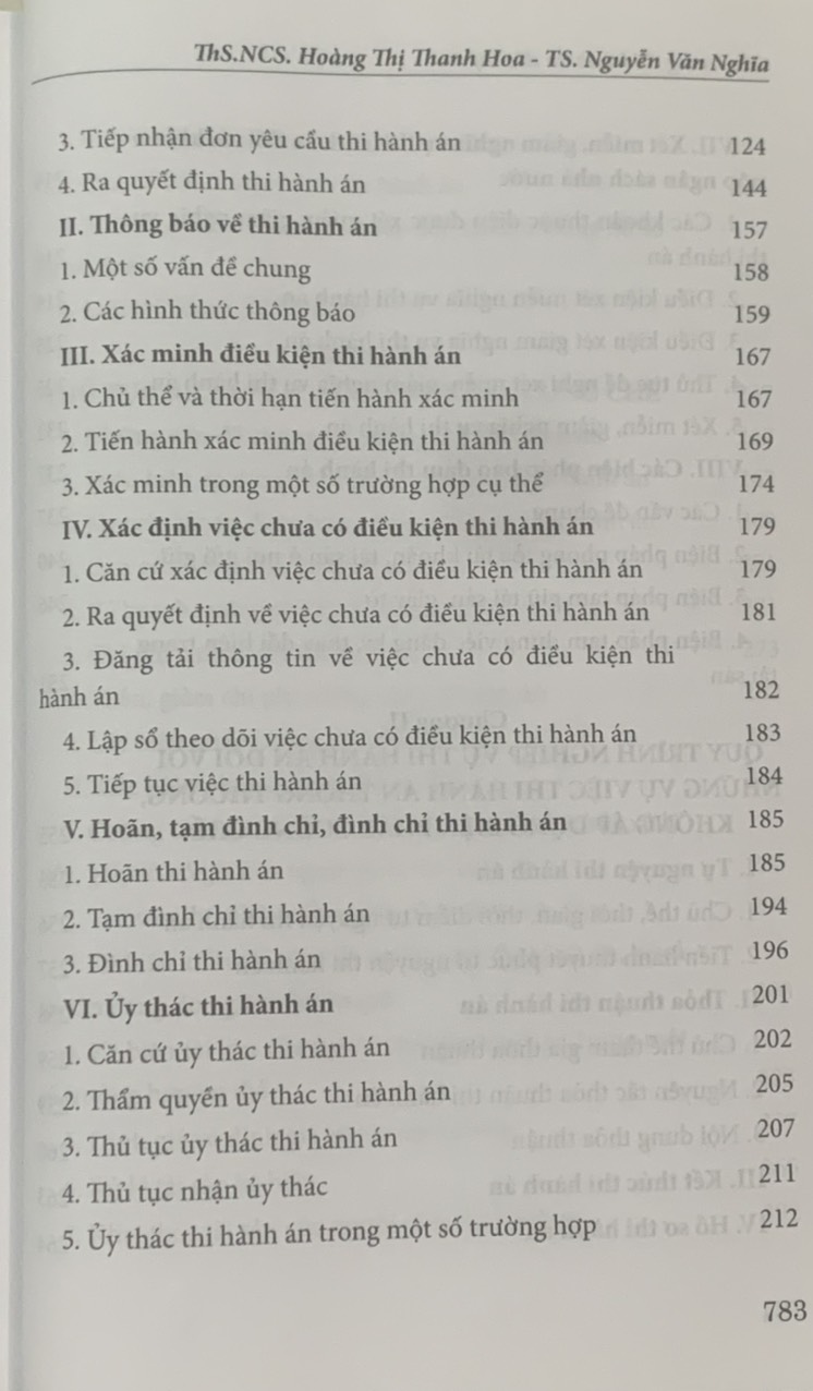Cẩm nang thi hành án dân sự (Tái bản lần thứ hai, có sửa đổi, bổ sung)