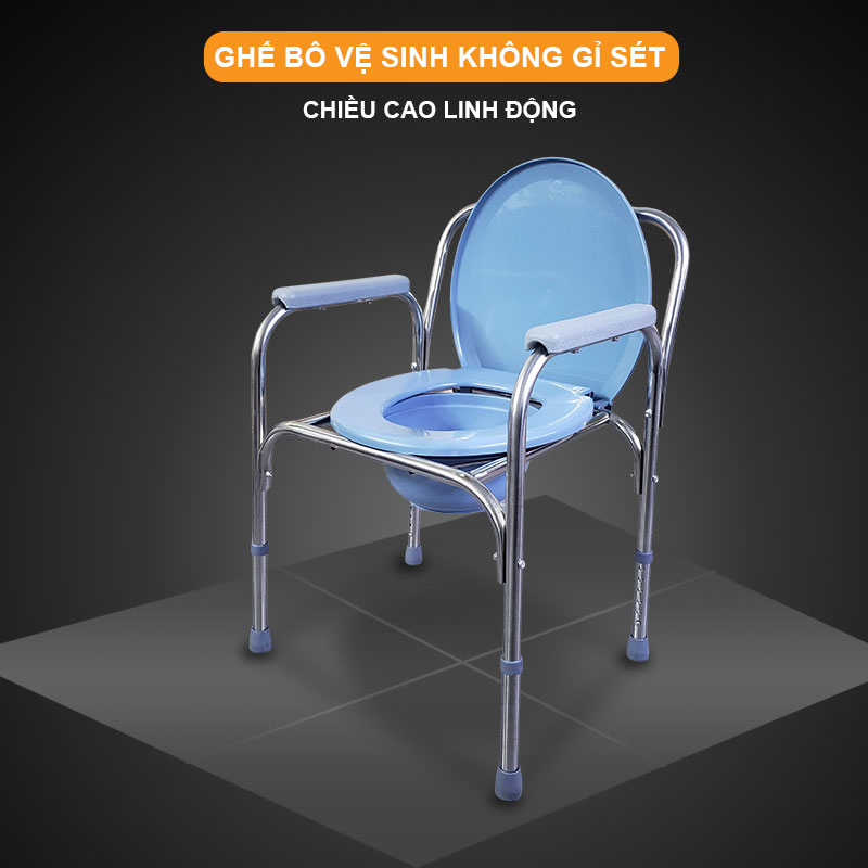 GHẾ BÔ VỆ SINH CHO NGƯỜI GIÀ, NGƯỜI BỆNH NHIỀU MẪU MÃ LỰA CHỌN - CHÍNH HÃNG NIKITA