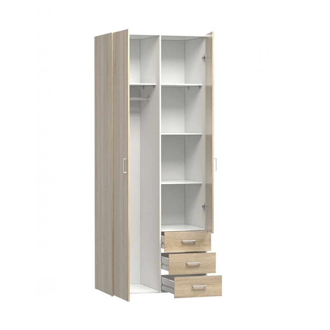 Tủ quần áo mini bằng gỗ công nghiệp cho bé SMLIFE Chaman