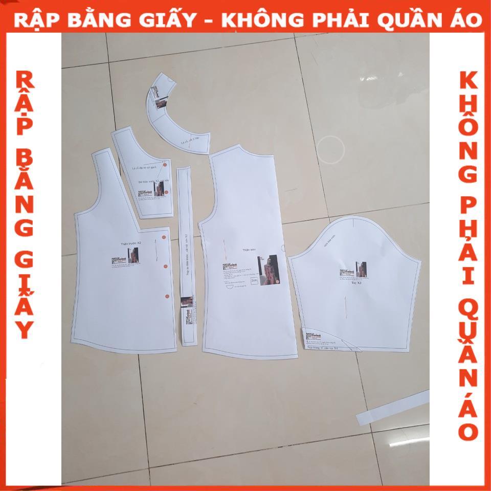 Rập giấy may quần mặc áo dài cách tân 3cm (BẢN VẼ)