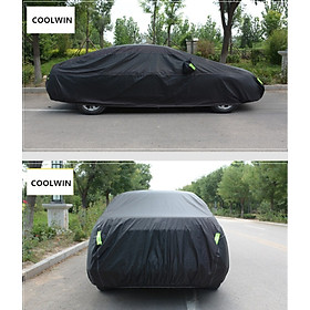 Bạt phủ ô tô Suzuki Celerio thương hiệu Macsim sử dụng trong nhà và ngoài trời chất liệu Polyester - màu đen