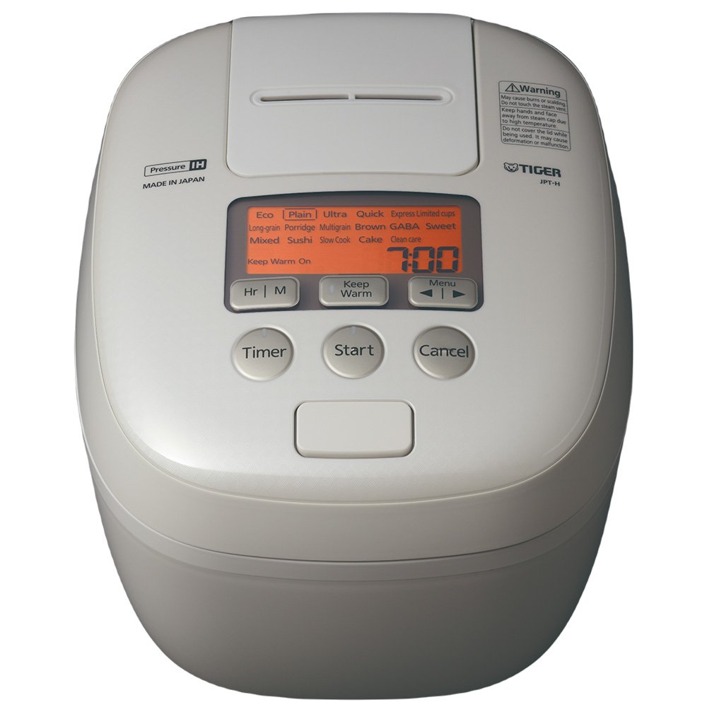 Nồi cơm điện tử cao tần áp suất kép Tiger 3 trong 1 JPT-H18S (1.8L) - Hàng Chính Hãng