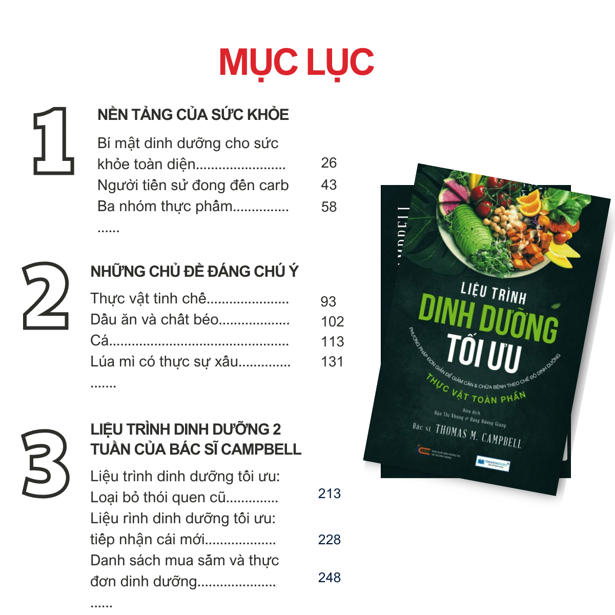 Sách Liệu trình dinh dưỡng tối ưu_Hướng dẫn ăn theo chế độ Thực vật toàn phần