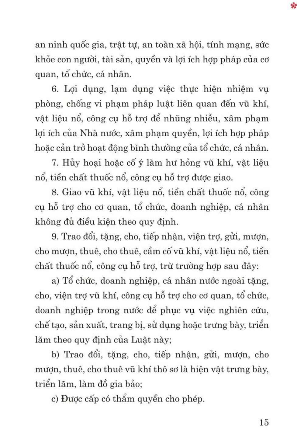 Luật quản lý, sử dụng v.ũ k.h.í vật liệu n.ổ và công cụ hỗ trợ năm 2024 - bản in 2024
