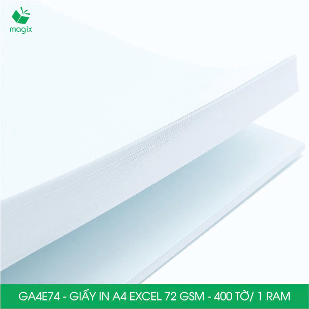 Combo 5 ram Giấy in đơn hàng A4 Excel 72 gsm - Giấy photo A4 giấy in văn phòng