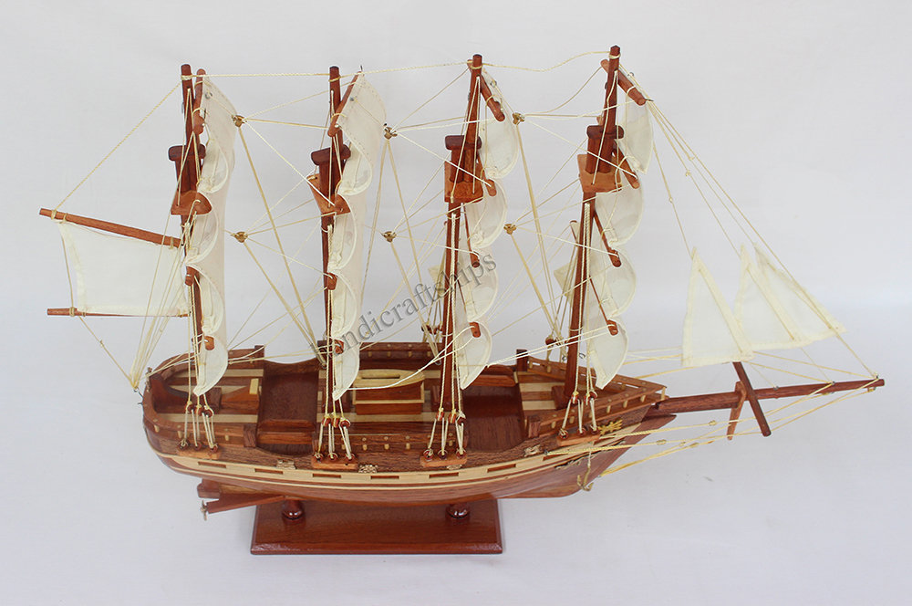 Mô hình thuyền buôn France II 56cm Thuận Buồm Xuôi Gió