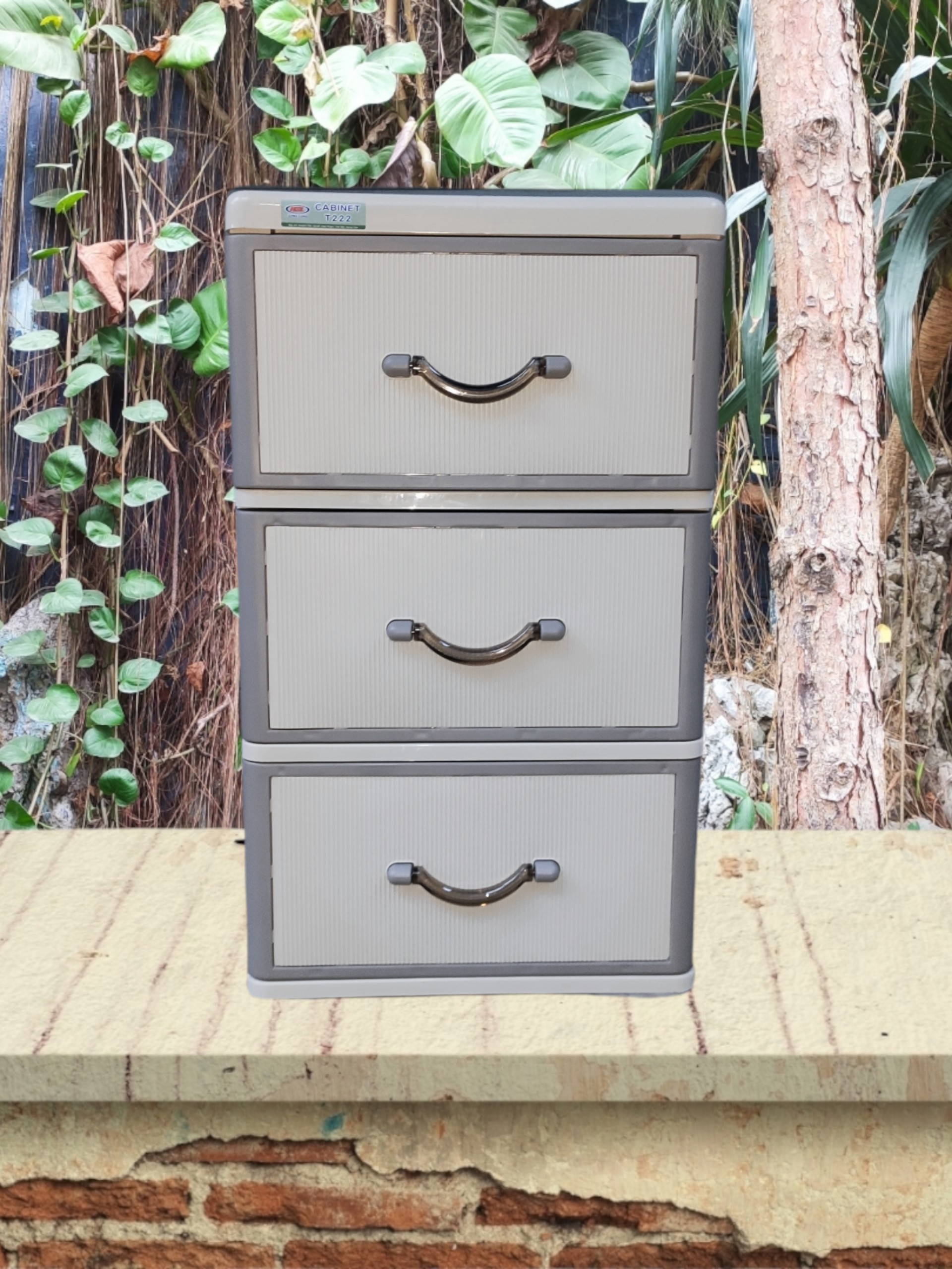 TỦ ĐỰNG QUẦN ÁO T222 – 3 TẦNG MÃ SẢN PHẨM T222 KÍCH THUỚC 40 x 47 x 68 cm