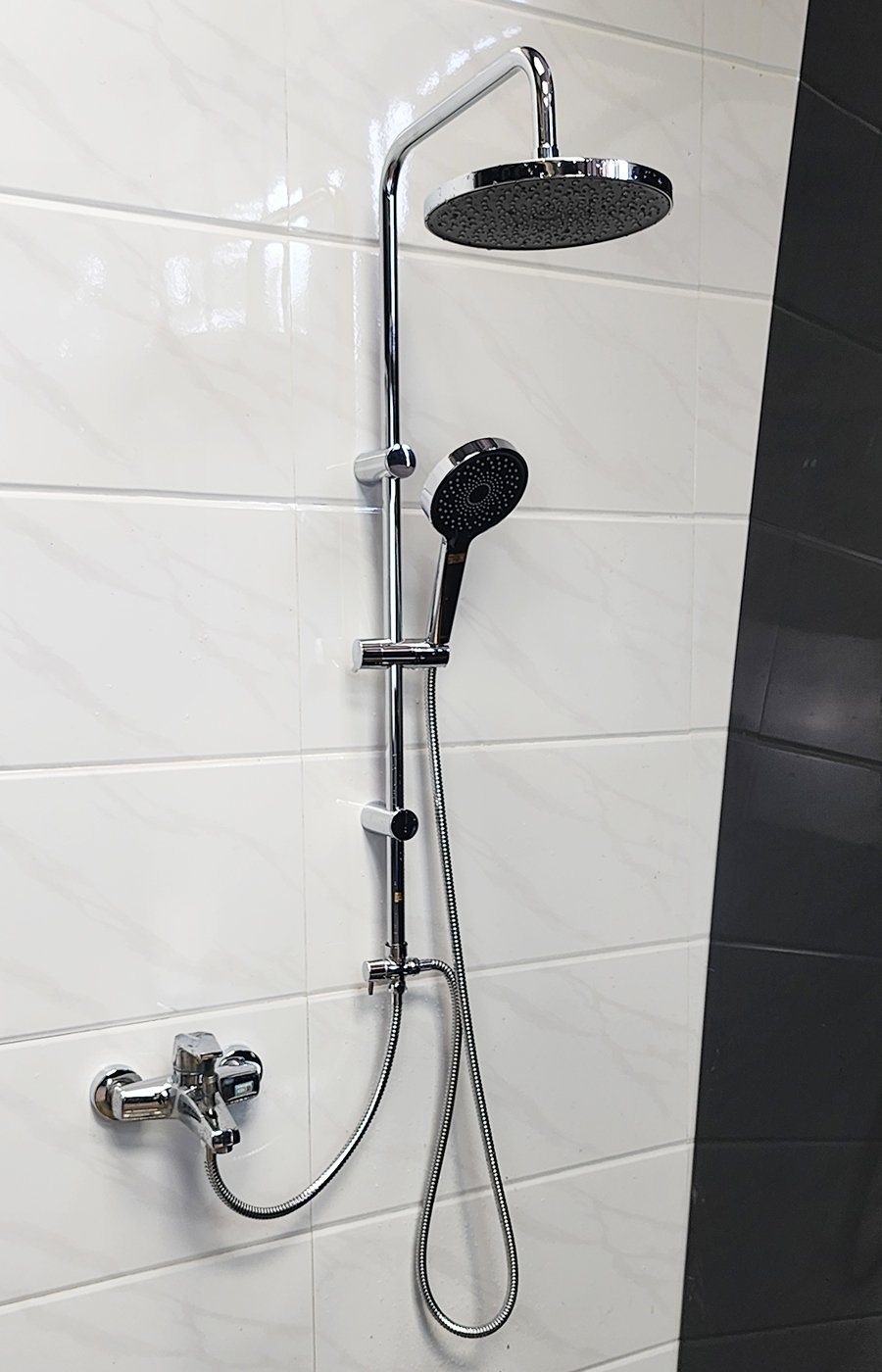 Bộ cây sen đa năng dùng cho máy nước nóng trực tiếp, củ sen, vòi lạnh Eurolife EL-SCL02