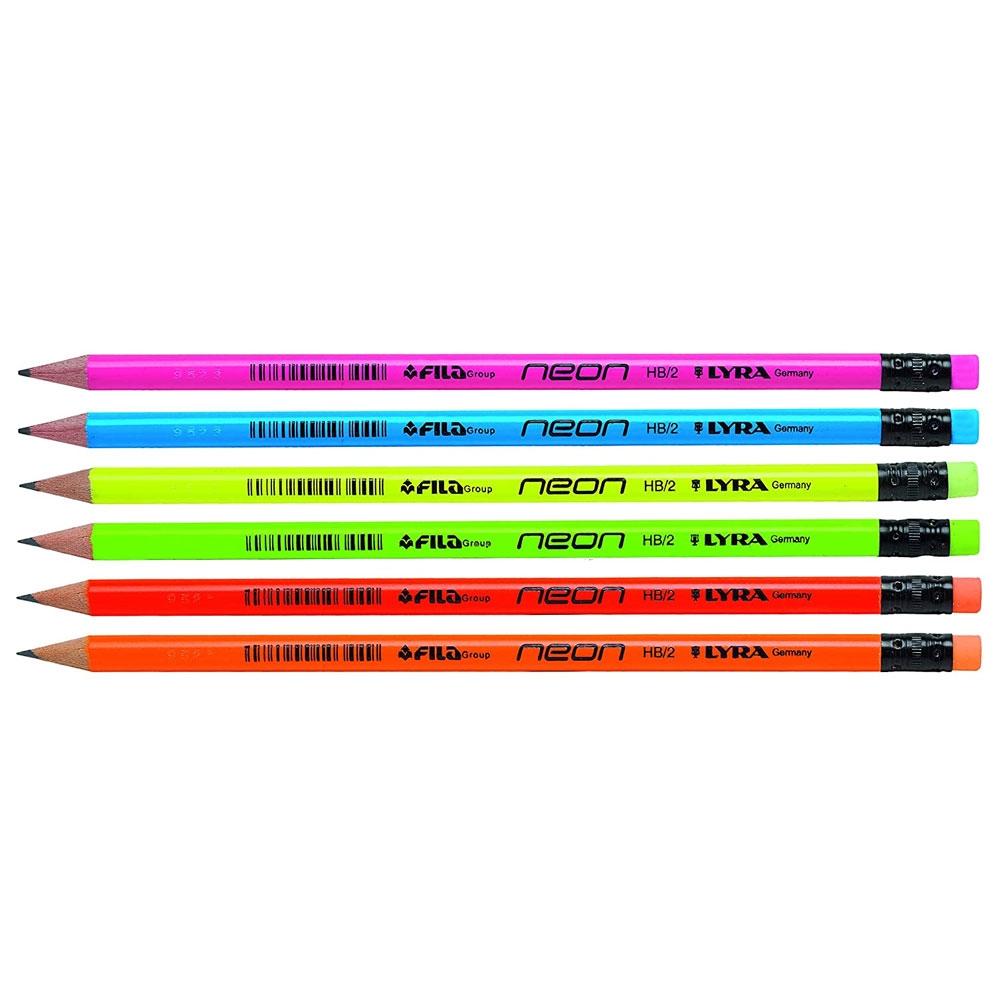 Bút Chì Gỗ HB Lyra L1290100 - Thân Neon (Mẫu Màu Giao Ngẫu Nhiên)