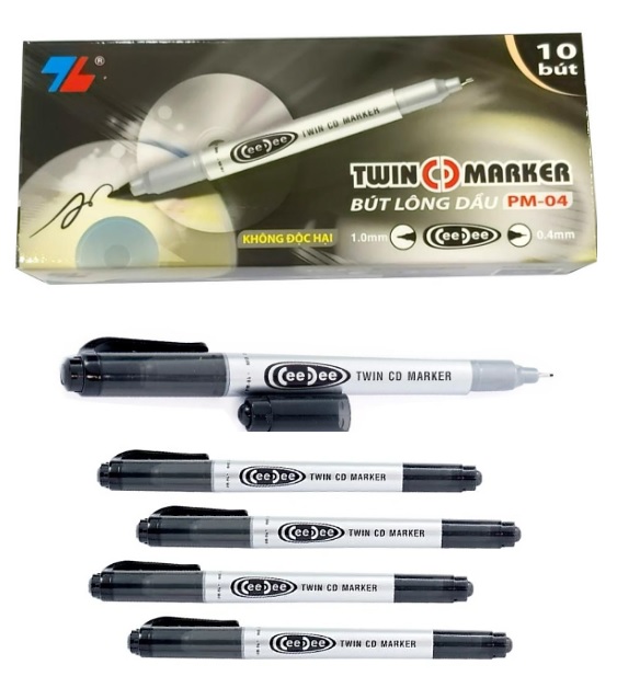 Bộ 10 Bút lông dầu Thiên Long PM-04