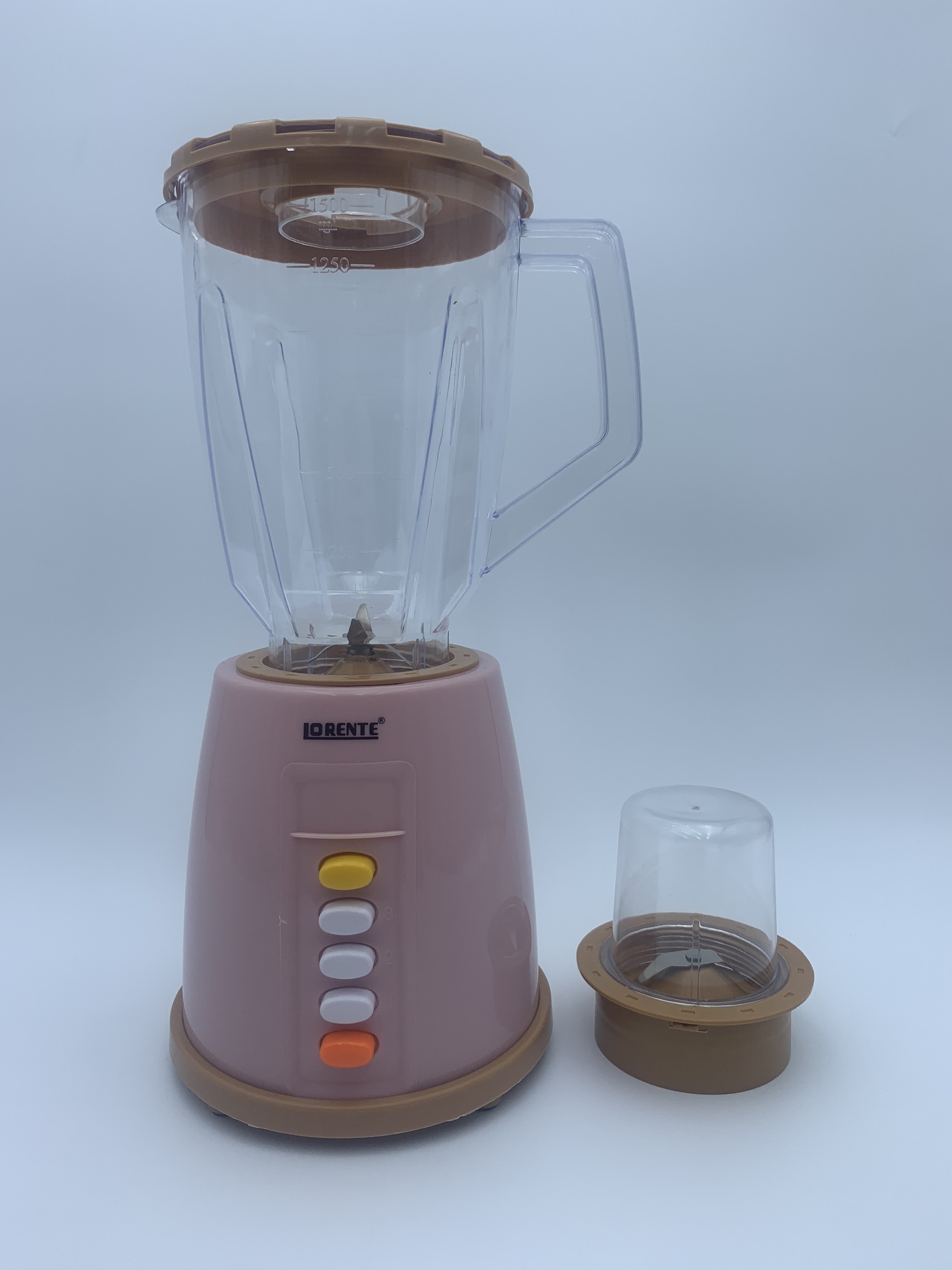Máy xay sinh tố 2 cối Lorente LT-2566P màu hồng - Hàng chính hãng