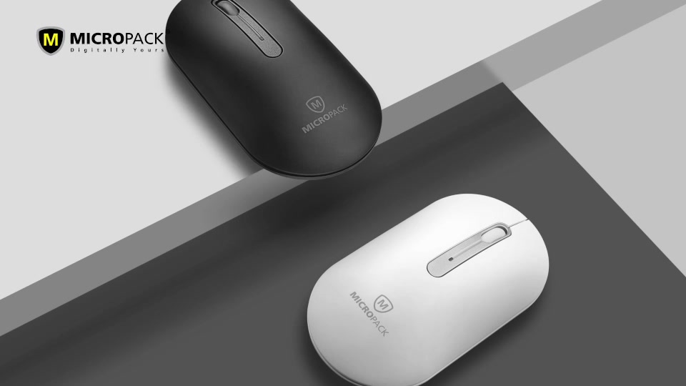 Chuột Không Dây MicroPack INSPIRE 2 MP-707B Bluetooth 5.0 Kiểu Dáng Mỏng Nhẹ HIện Đại Di Chuột Nhạy Chính Xác 1200CPI Hàng Chính Hãng