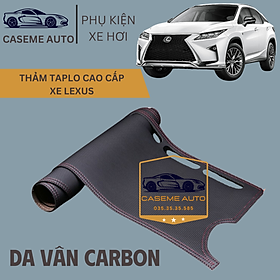 [LEXUS] Thảm Taplo 3 Lớp Dành Cho Các Xe Hãng LEXUS, Da Vân Carbon Cao Cấp - Hàng Chính Hãng