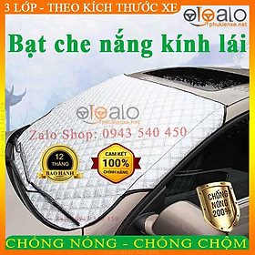 Tấm che chắn nắng kính lái ô tô Toyota Rush CAO CẤP 3 Lớp Chắn Nắng Cản Nhiệt | OTOALO