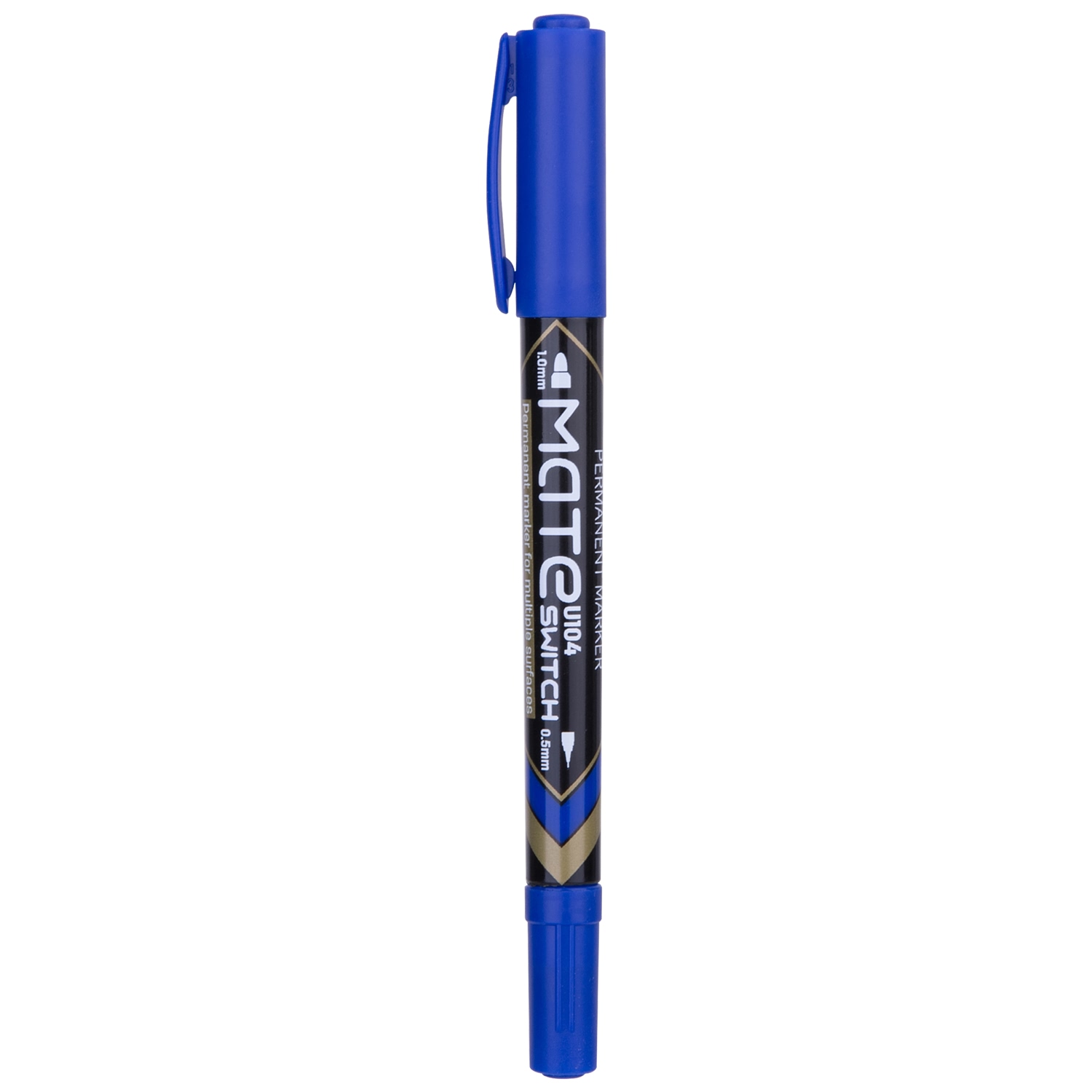 Bút dạ kính 2 đầu Deli - không xóa được, mực vĩnh cửu - Mực Đen/Xanh/Đỏ - 12 cây/hộp - EU10420 / EU10430 / EU10440