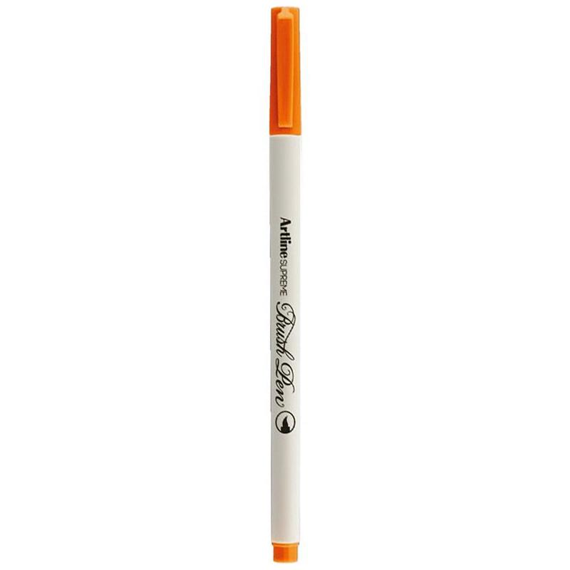 Bút Lông Đầu Cọ Artline Supreme Brush Pen EPFS-F - Màu Cam
