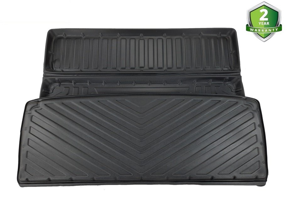Thảm lót cốp xe ô tô qd Mercedes GLS 2015 - 2019 nhãn hiệu Macsim chất liệu TPV cao cấp màu đen