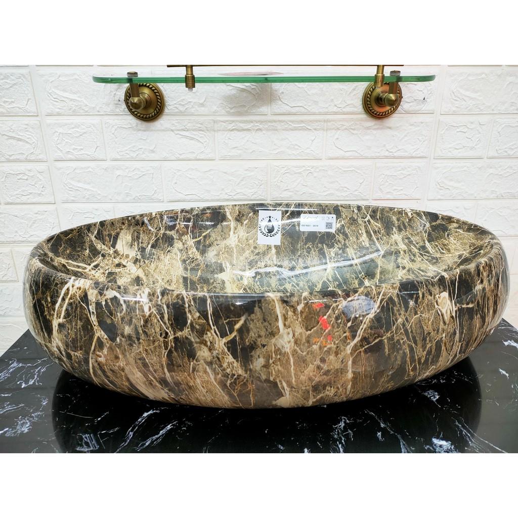 CHẬU RỬA MẶT, LAVABO ĐẶT BÀN NHẬP KHẨU CHÍNH HÃNG GROVES 8137E, men vân đá nâu rất đẹp sang trọng quý phái