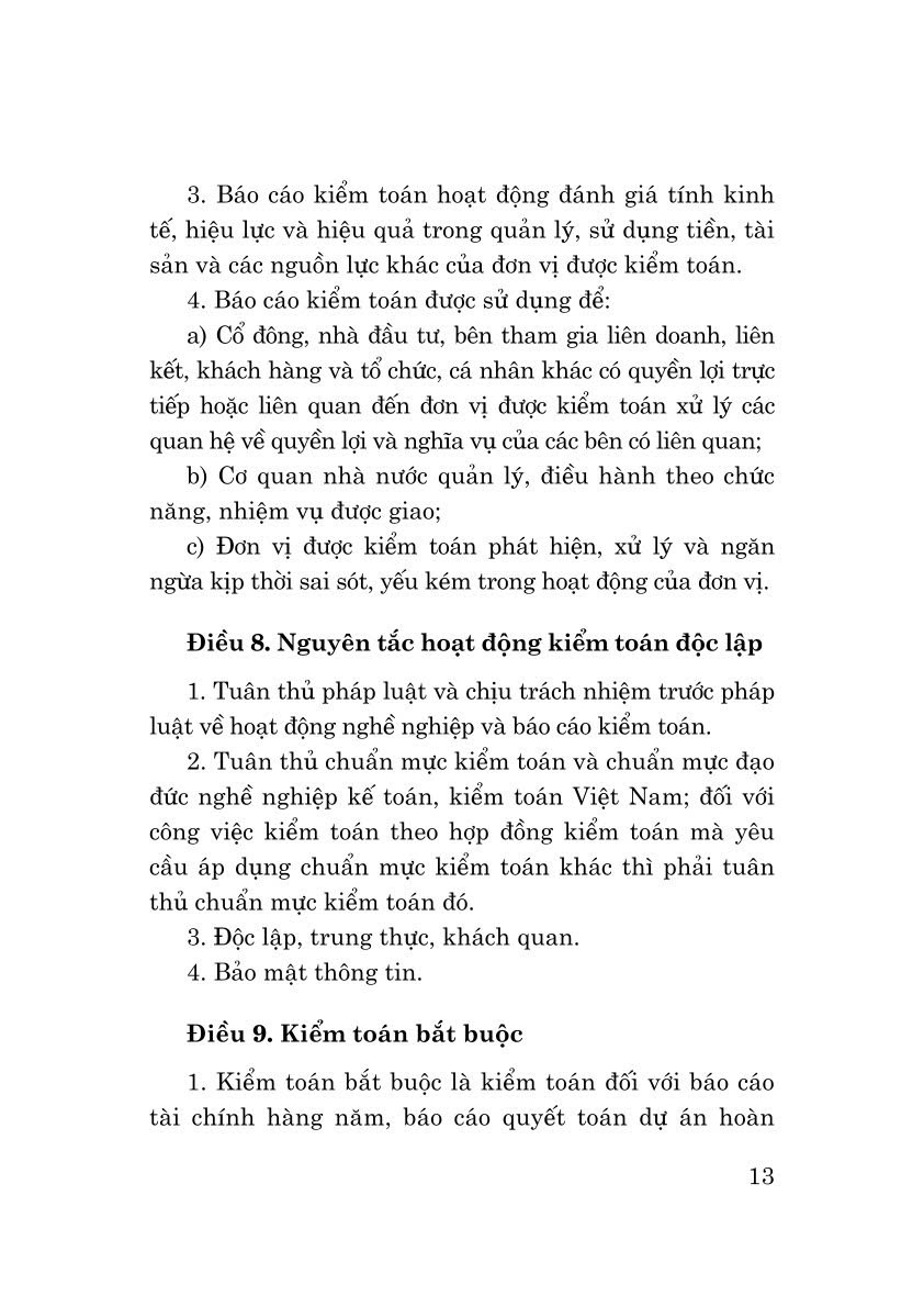 Luật Kiểm toán độc lập năm 2011 (sửa đổi, bổ sung năm 2015, 2024)