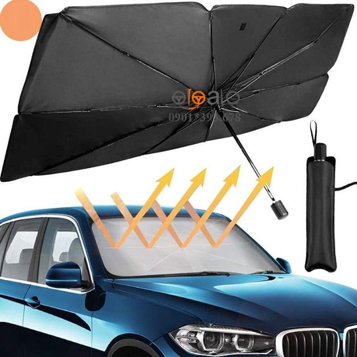 Ô dù che chắn nắng kính lái ô tô Hyundai Getz vải dù tráng nhôm cao cấp ODCKL