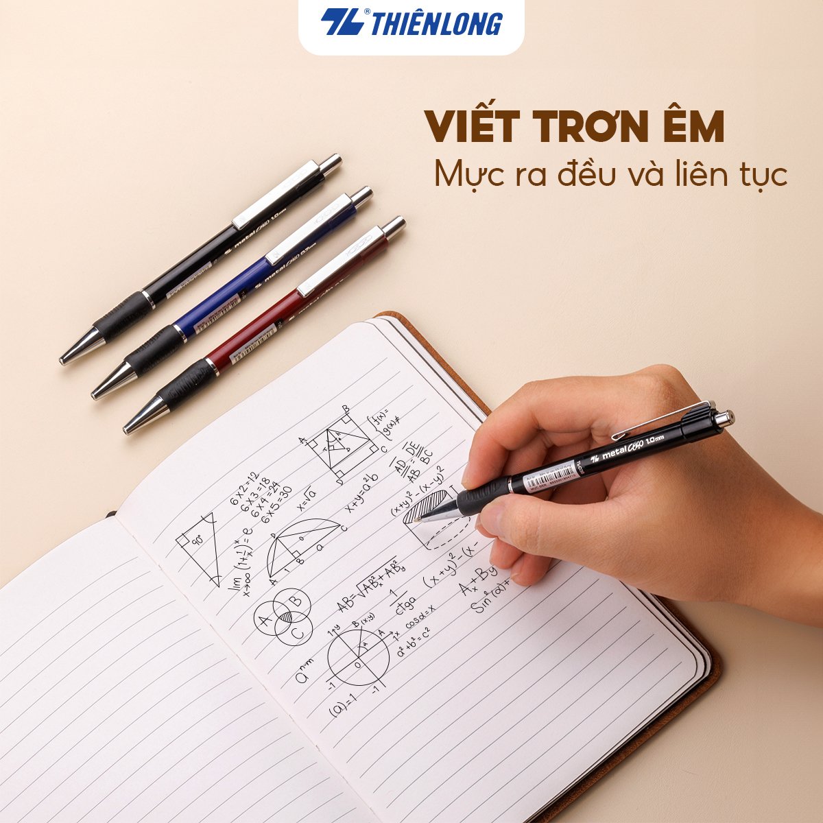 Combo 10 Bút Bi Thiên Long TL-036 1.0mm