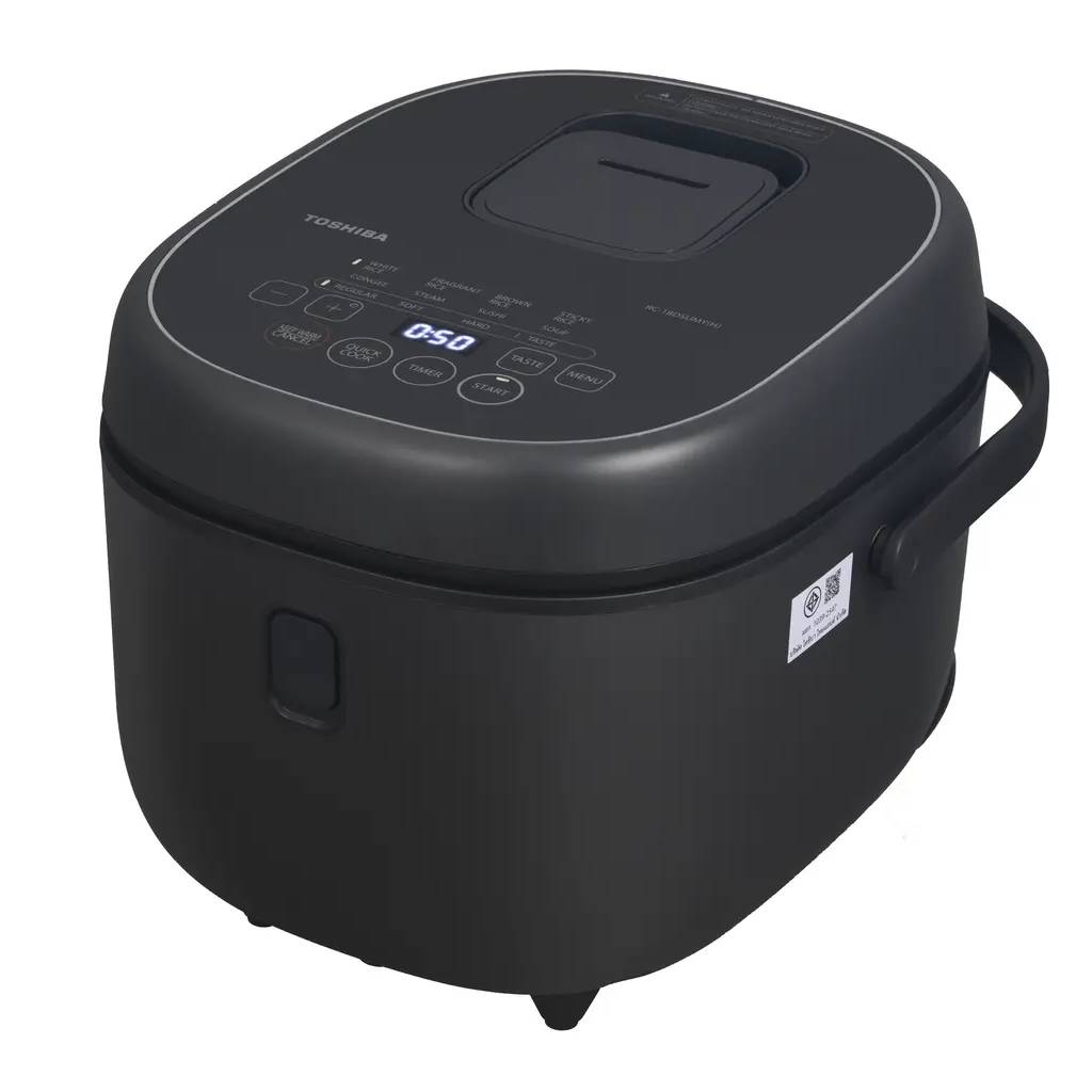 Nồi cơm điện tử Toshiba 1.8 lít RC-18DR4TVN(H) màu Xám đậm - Hàng chính hãng