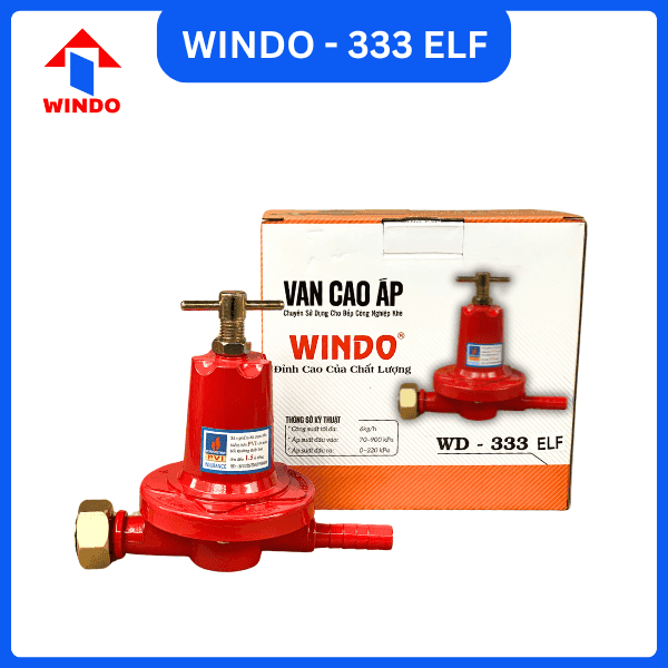 Van Gas Cao Áp Chuyên Dùng Cho Bếp Công Nghiệp Khè WINDO - 333 | Van điều áp bếp khè- Hàng chính hãng