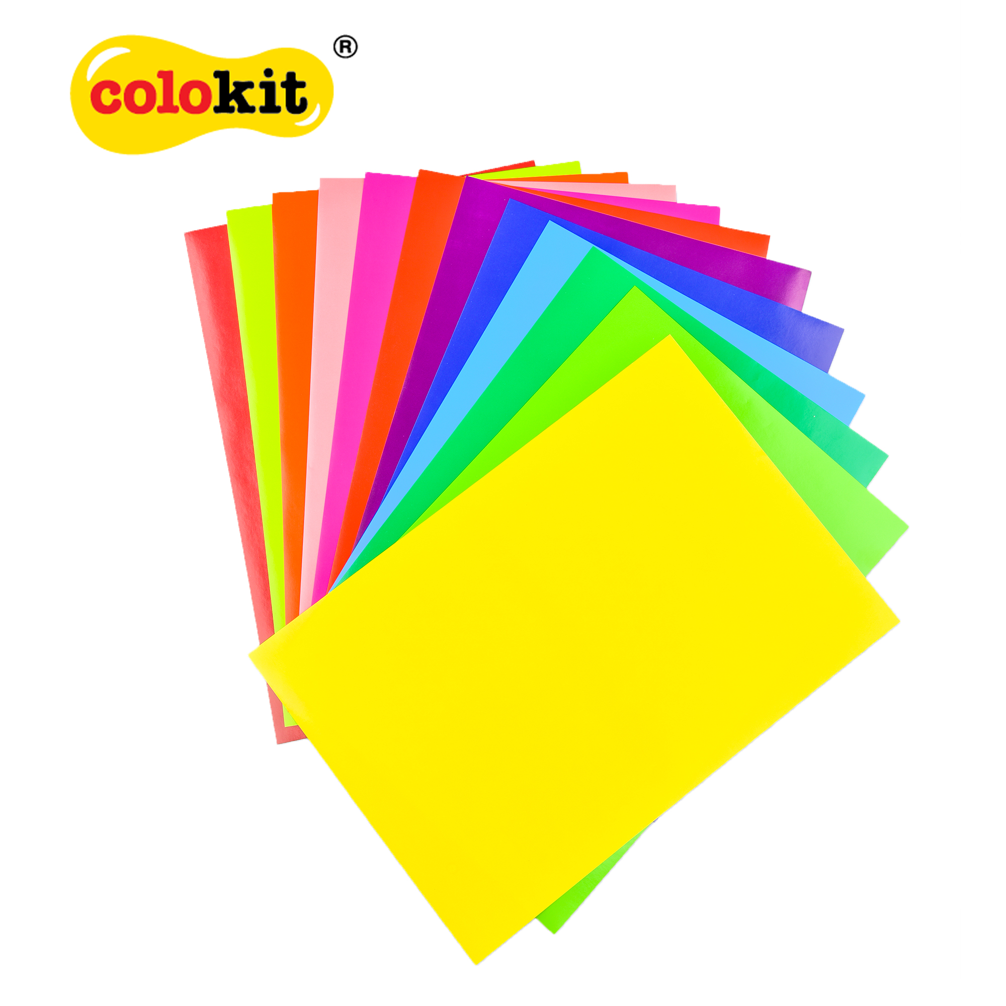 Giấy thủ công Colokit GTC-C006 12 màu khổ lớn