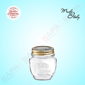Hũ thủy tinh nắp vặn Quattro Amfora 300ml - Bormioli Rocco - Italy