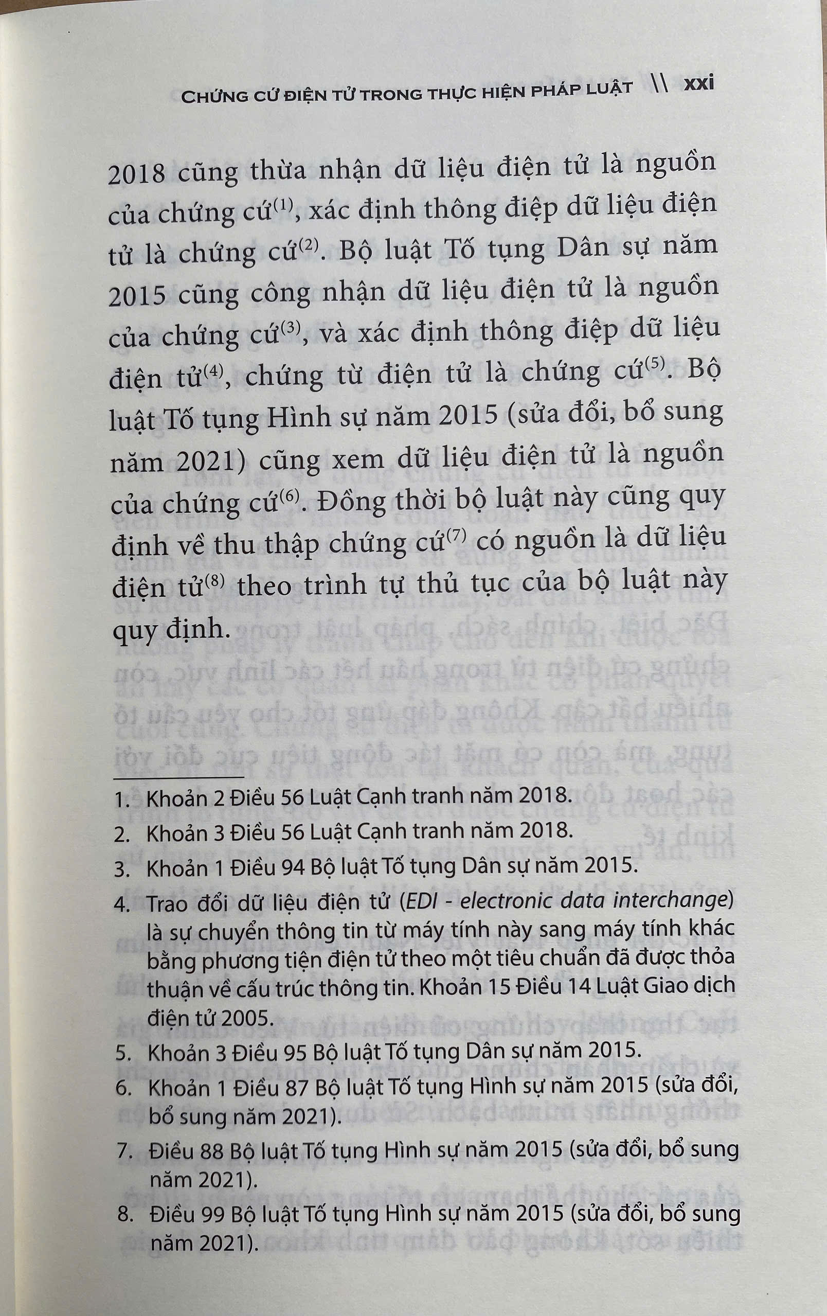 Chứng Cứ Điện Tử Trong Thực Hiện Pháp Luật