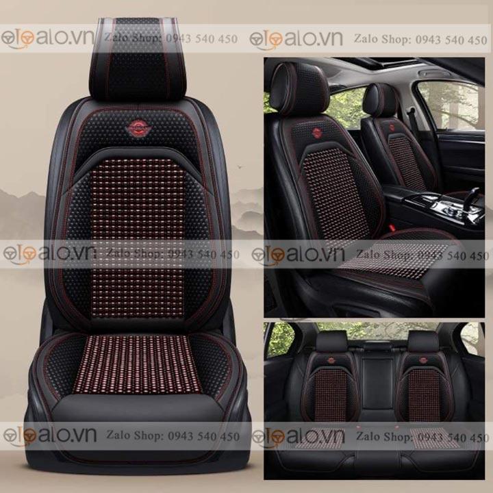 Áo trùm lót bọc ghế da xe ô tô Toyota Cross da hạt gỗ tự nhiên CAO CẤP