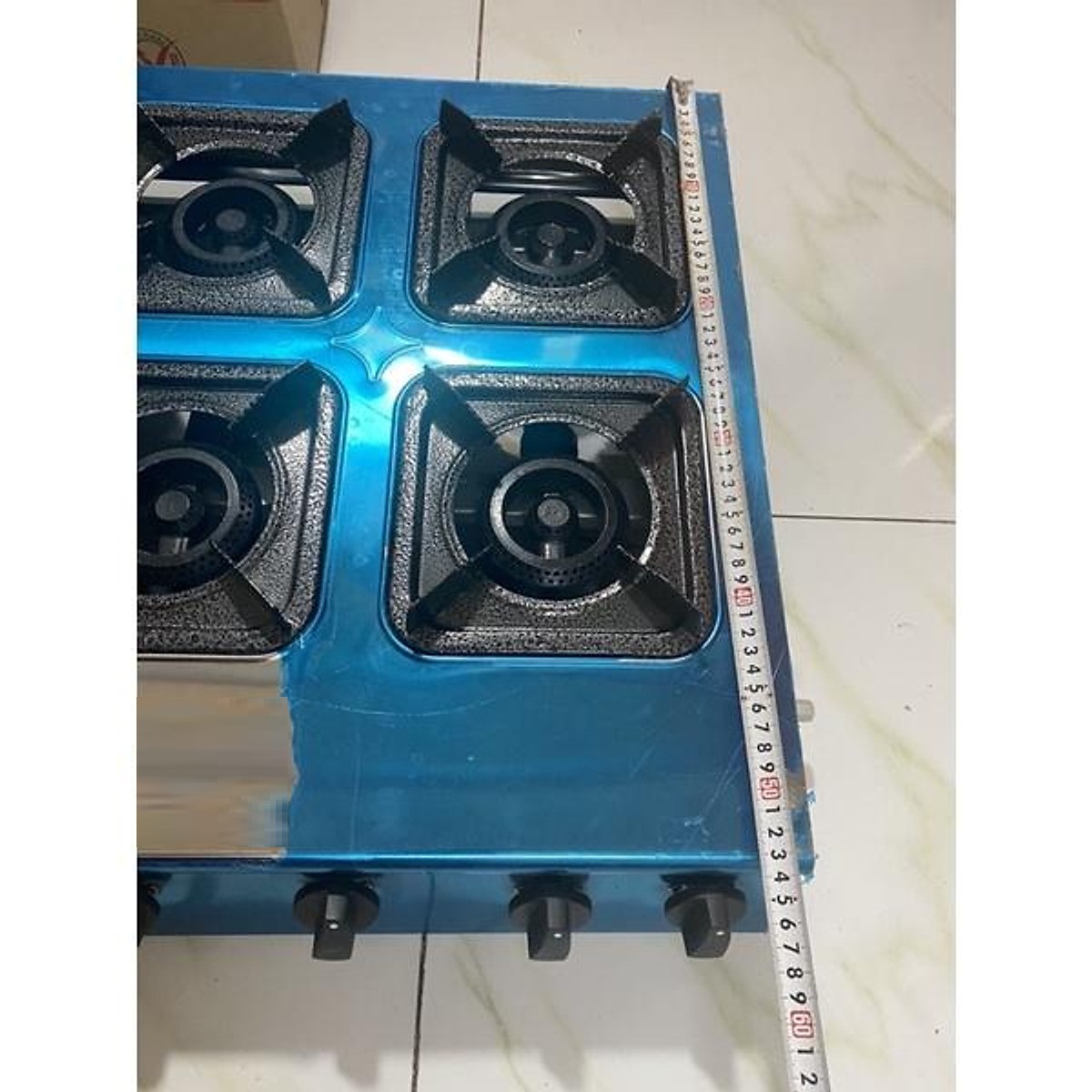 Bếp gas công nghiệp 6 họng,bếp gas 6 lò WINDO chuyên mỳ cay , bánh xèo. Hàng chính hãng