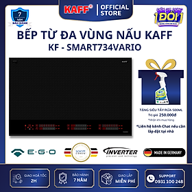 Bếp âm đa từ 6 vùng nấu nhập khẩu Germany KAFF KF-Smart734Vario - Hàng Chính Hãng