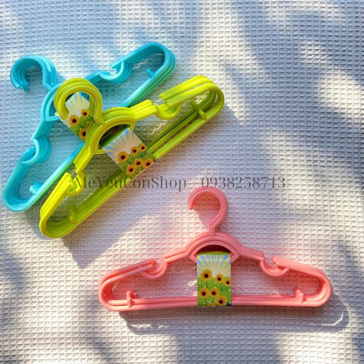 Set 6 Móc Nhựa Finley PP Nguyên Sinh Cao Cấp Đa Năng Móc Quần Áo Trẻ Em, Phụ Kiện - katydang