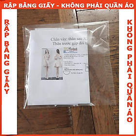 Rập giấy A0 đầm nữ  mã 345 (BẢN VẼ)