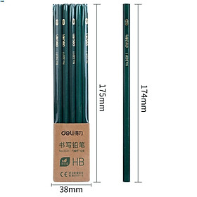 Bút chì lục giác Deli - loại 2B/HB - 10 chiếc/hộp - 33311 / 33312 .