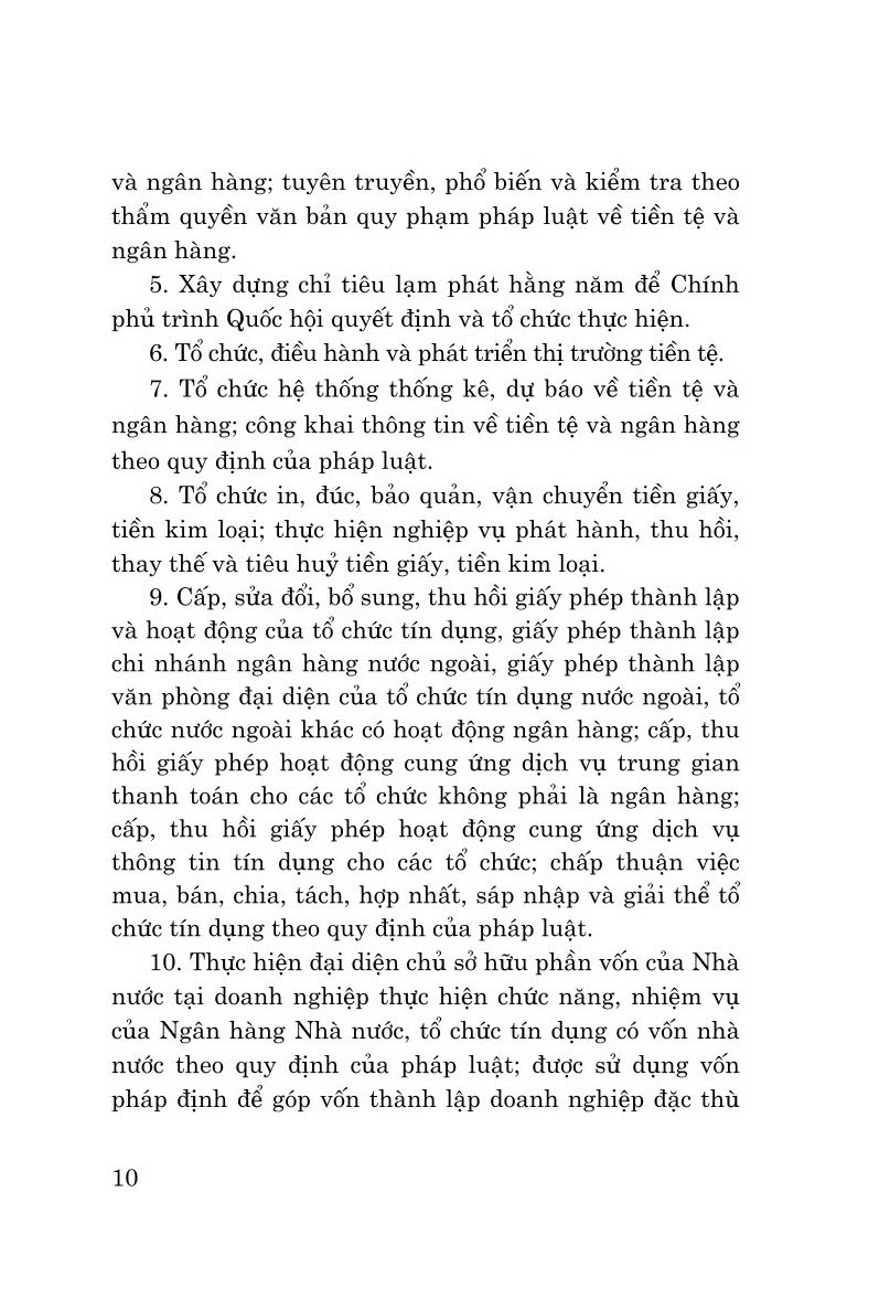 Luật ngân hàng nhà nước Việt Nam (hiện hành) (sửa đổi, bổ sung năm 2022)
