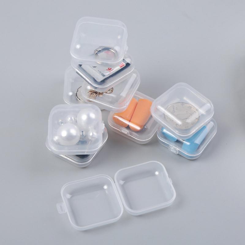 3 Hộp Nhựa Mini Trong Suốt, Đựng Đồ Dùng Cá Nhân, Đựng Thuốc, Để Đồ Nhỏ Tiện Dụng Trong Gia Đình, Nhỏ Gọn Tiện Dụng. TakyHome 5030