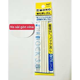 Gôm Bút Dạng Bấm Mono EH-KE 40 Chính Hãng Tombow, Đường Kính Gôm 3.8mm, Có Ruột Thay Thế Túi 4 Cây Gôm Knock 3.8 ER-AE