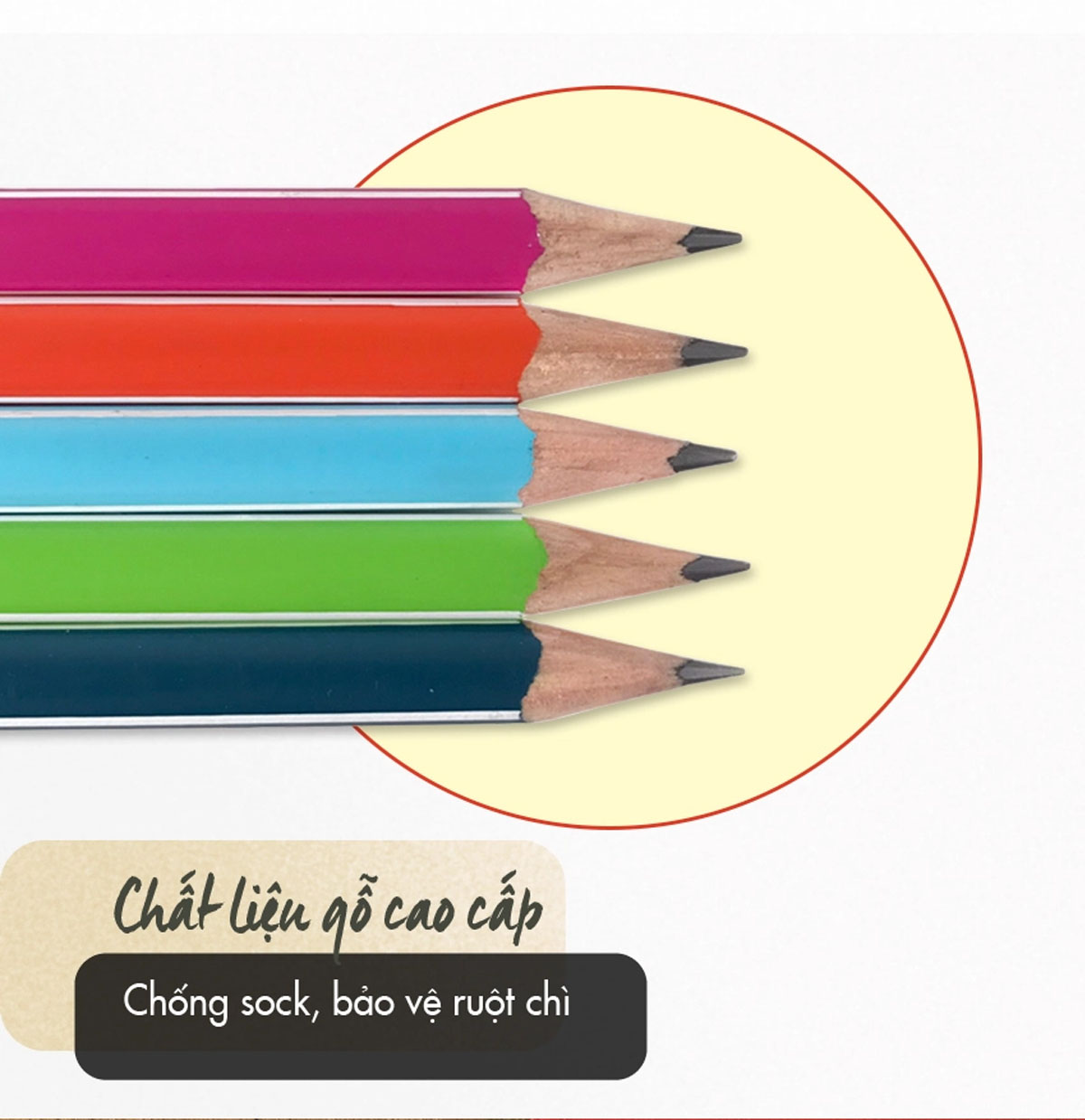 Hộp 12 cây bút chì gỗ STABILO Trio 369 2B - xanh dương