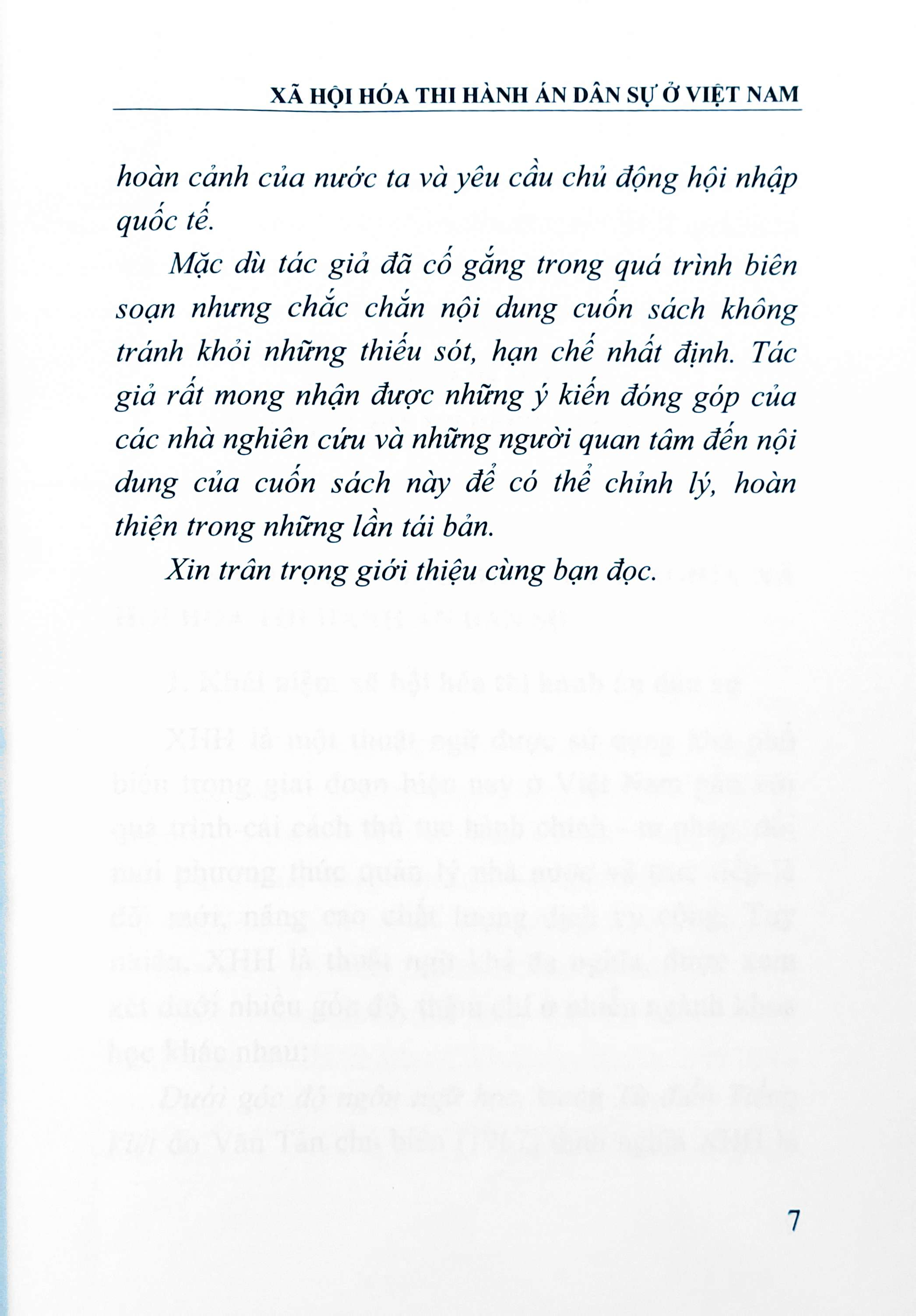 Xã Hội Hóa Thi Hành Án Dân Sự Ở Việt Nam (Sách Chuyên Khảo) - DH