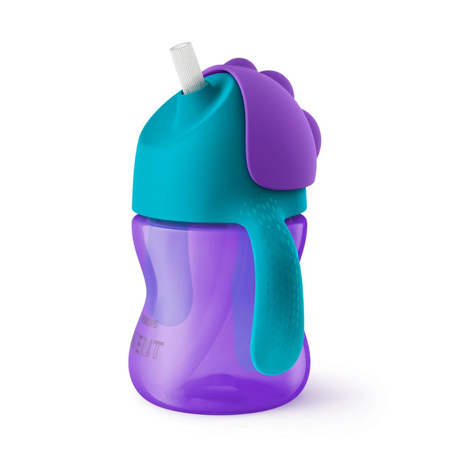 Bình tập uống bằng nhựa có ống hút Philips Avent SCF796/00(200ml/7oz) cho bé từ 9 tháng tuổi