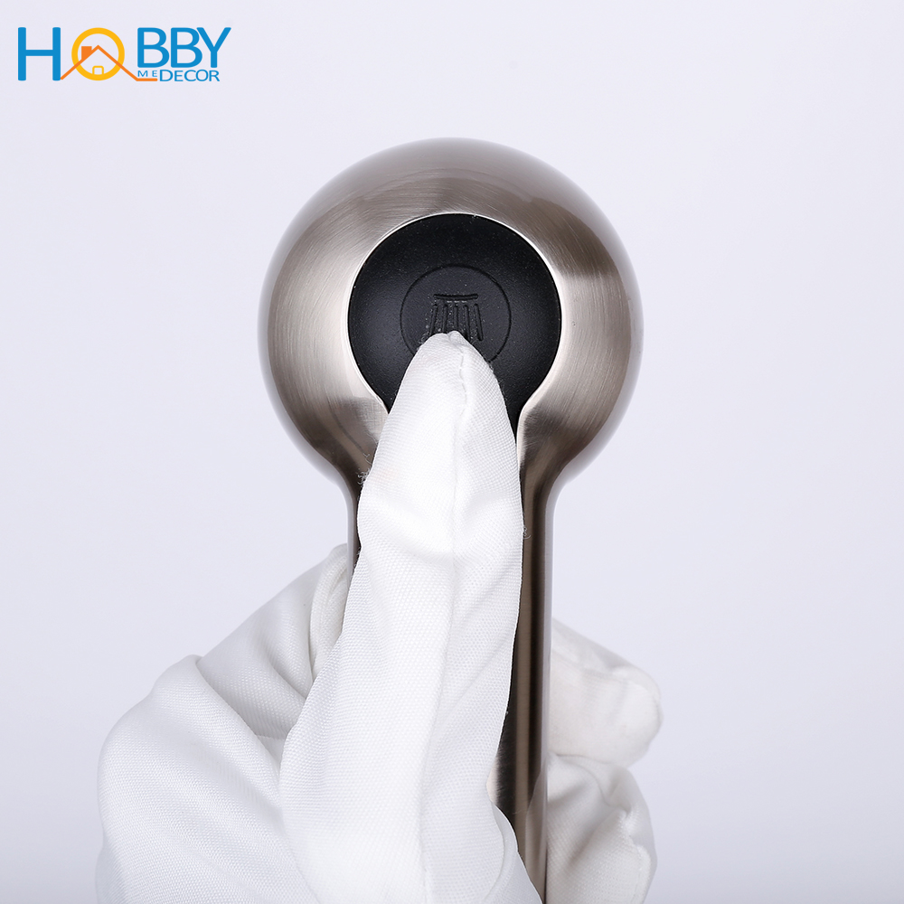Vòi rửa chén nóng lạnh dây rút inox 304 mẫu thấp Hobby Home Decor VDR2