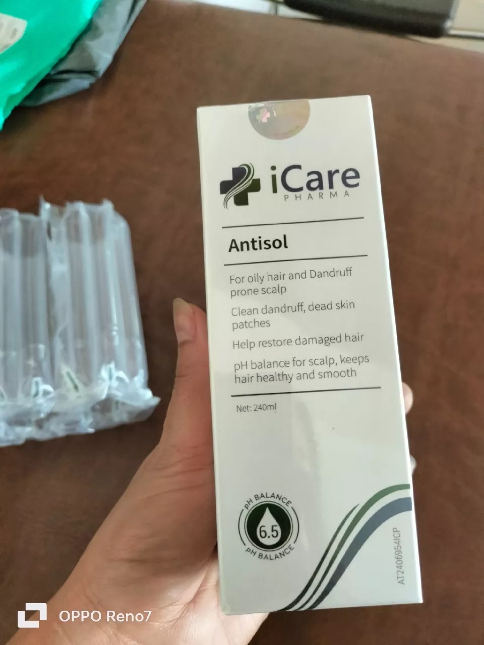 Combo 2 Chai Dầu Gội Sạch Gàu Antisol | Thương Hiệu iCare Pharma | Làm Sạch Gàu Nấm Ngứa Da Đầu, Tặng mặt nạ ngẫu nhiên