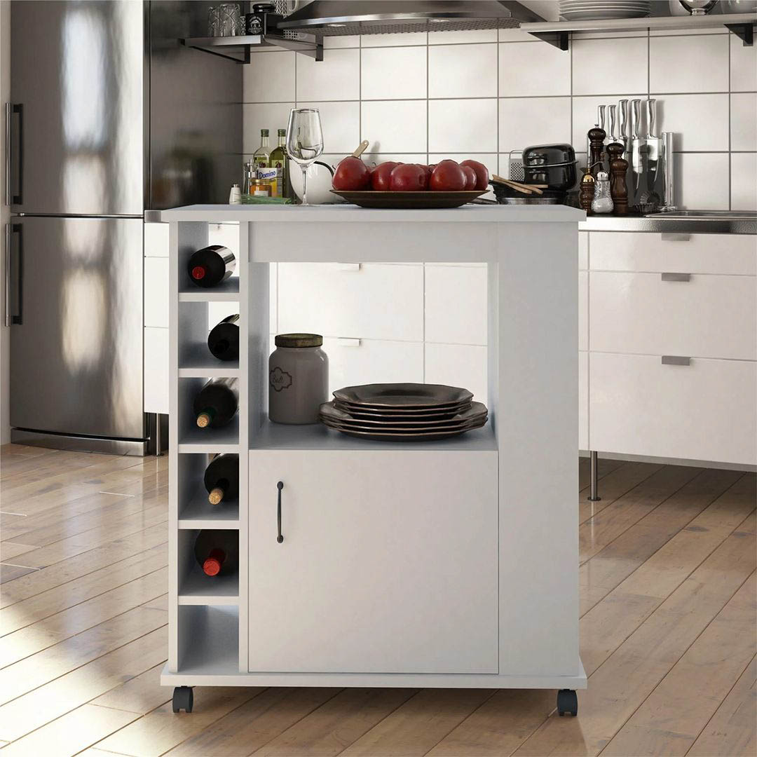 Tủ nhà bếp gia đình bằng gỗ công nghiệp MDF phủ melamine SMLIFE Dharmadam