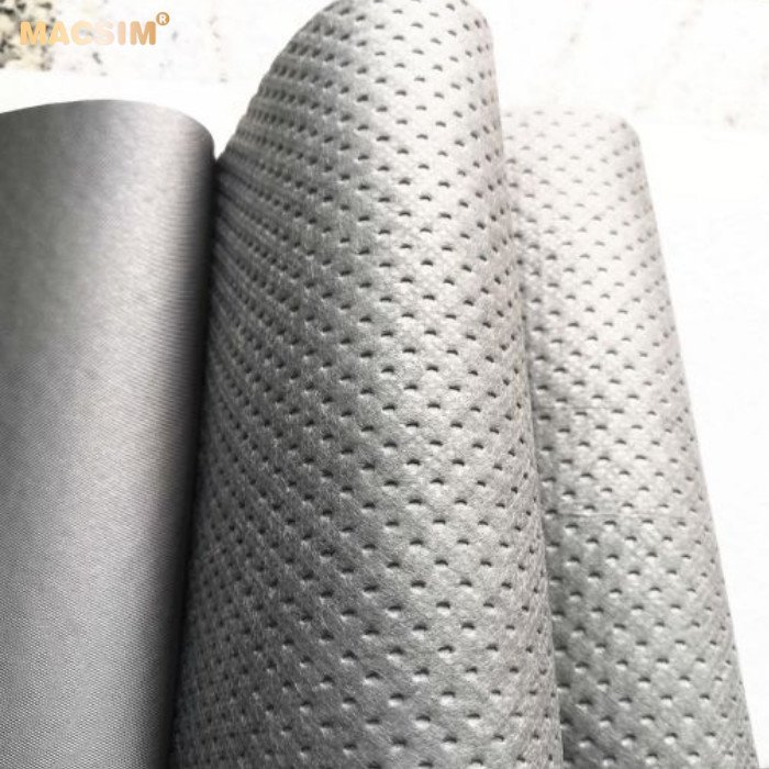 Bạt phủ ô tô chất liệu vải không dệt cao cấp thương hiệu MACSIM dành cho hãng xe Vinfast VF6 màu ghi - bạt phủ trong n